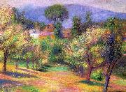 William Glackens Connecticut Landscape oil